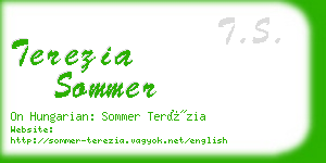 terezia sommer business card